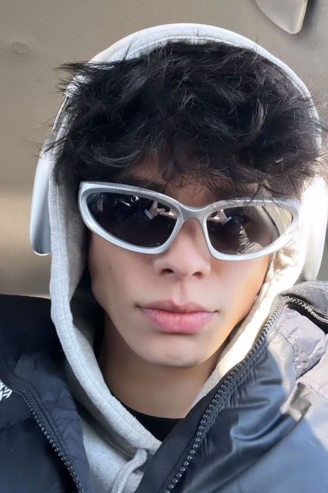 Silver Unisex Y2K Sunglasses For Men And Women