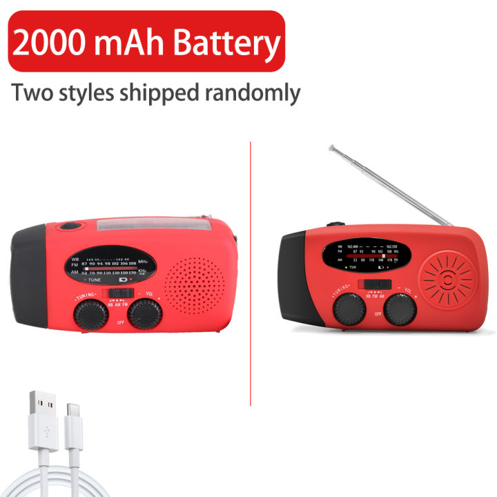 2000%20mAh%20Emergency%20Radio%20with%20LED%20Lights%20Radio%20USB%20Solar%20Charging%20Light%20Outdoor%20Travel%20Portable%20Rechargeable%20FM/AM%20Radio%20-%20Image%208