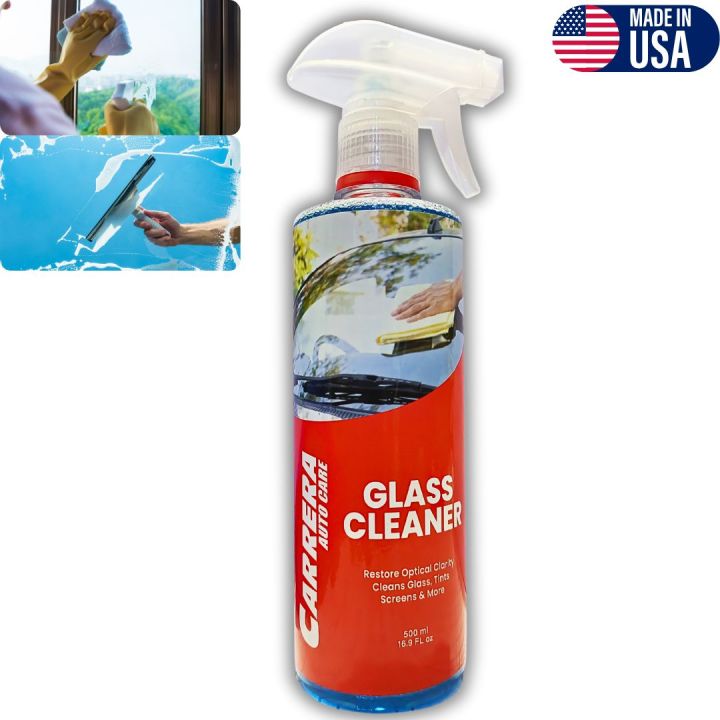 Glass cleaner 500ml usa made formula with fragrance multipurpose glass cleaner spray
