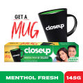 Closeup Toothpaste Menthol Fresh 145g (Mug Free). 