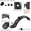 Modifited Fender Heighten Pad Kit for Xiaomi M365 Pro 1S Electric Scooter 10Inch Tyre Rear Wheel Mudguard Kickstand Foot Support. 
