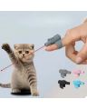 Mini Laser Cat Toy Portable Interactive Finger Sleeve Design for Cats Endless Fun Playtime.