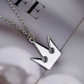 Kingdom Hearts Silver Plated Royal Crown Pendant Necklace Cheap Wholesale Fashion Sora Chain Necklace For Women Men. 