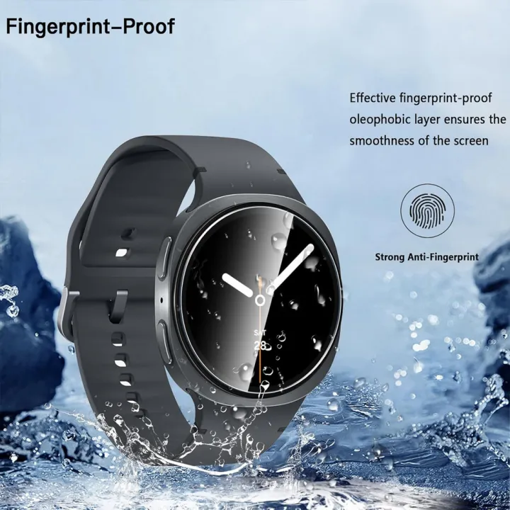 Tempered%20Glass%20For%20Samsung%20Galaxy%20Watch%208/8%20classic%2046mm%2044mm%2040mm%20Screen%20Protector%20HD%20Hydraulic%20Film%20Galaxy%20watch8%20protective%20-%20Image%203