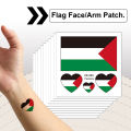 10-100pcs Palestine Face Arm Stickers Water Transfer Sticker Vibrant Colors Palestine Flag Tattoo Sticker Effortless Removal. 