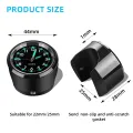 Motorcycle Bike Handlebar Mount  Clock  Waterproof Chrome Moto Accessories. 