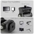 Minifocus DSLR Camera Monitor Mount 180° Tilt Adjustable Monitor Holder Flash LED Fill Light with Cold Shoe for   . 