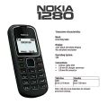 Nokia 1280 Single Sim Black Colour. 