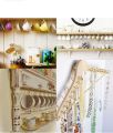12 pcs Screw Hooks with Wall 1.25 Inch Height M S Screw-in Hooks Eye Bolt Ceiling Hook Screw Hanger. 