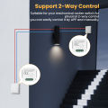 GIRIER Tuya Smart Switch Module 10A WiFi Breaker Relay 1/2/3/4CH Neutral Wire Required Supports 2-way Control Works with Alexa. 
