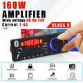 160W Amplifier Bluetooth MP3 WMA APE Decoder Board 12V 80W Handsfree Car Audio Microphone USB TF FM Radio DIY Mp3 Music Player. 