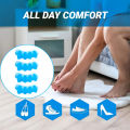 Soft Touch Toe Spacers, Reusable Spacers For Feet Separator Flexible Finger Spacer Separating Straighteners Valgus Corrector. 