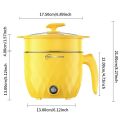 Household Electric cooker student dormitory noodle heating small power wok electric maggie cooker maggie mee cooker. 