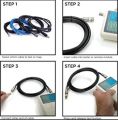 Universal Network Cable Tester Tool - BNC, RJ45, RJ11, USB 4-in-1 Wire Multi-Tester. 