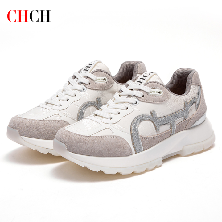 CHCH%20Women%20Tennis%20Shoes%20New%20Leather%20Splicing%20Student%20Sports%20Shoes%20-%20Image%203