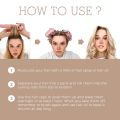 2pcs/set Heatless Hair Curler Silk Curling Headband Foam Curl Rod Lazy Sleeping Hair Rollers Women's No Heat Styling Tools. 