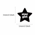 50PCS Creative Black Y2K Creative Stickers Premium Phone Cases Laptop Water Cups Refrigerator Desktop Waterproof Stickers. 