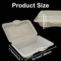 10/20PCS Disposable Lunch Boxes Plastic Salads Sandwiches Takeaway Kitchen Fridge Restaurant Picnic Food Container.