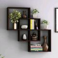 Rectangular shape wall Hanging bookshelf Rack - book shelf.