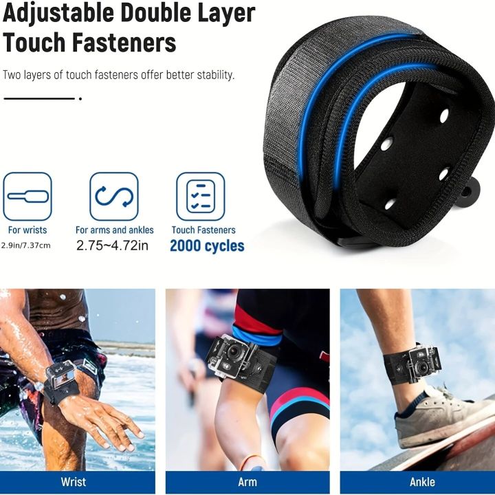 Wrist%20Strap%20360%20Degree%20Rotating%20for%20%20Hero%2013%2012%2011%2010%209%208%20Black%207%206%205%204%203%20Silver%20White%20Max%20Session%20AKASO%20EKEN%20%20Yi%20Apeman%20-%20Image%202
