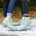 Winter Warm Running Barefoot Shoes Women Men Camping Sneakers Waterproof Non-Slip Breathable for Outdoor Walking.