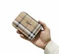 🔥🔥 Hot Selling! Stylish Check Print Mini Wallet | Compact Credit Card Holder Bag | Ladies Fashion Zipper Key/Coin Purse (Plaid/Beige).