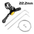MUQZI MTB Dropper Remote Lever Kit Bike Dropper Seat Tube Internal Remote Lever For 22.2mm 24mm Handlebar. 