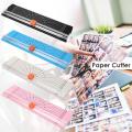 A3/A4 Paper Cutter Precision Paper Photo Trimmers Cutter Scrapbook Trimmer Lightweight Cutting Mat Machine for Office School. 