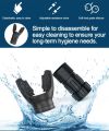 Adjustable Resistance Breathing Trainer Portable Exhalation & Inhalation Fitness Device for Fitness/Gym/Outdoor Training.