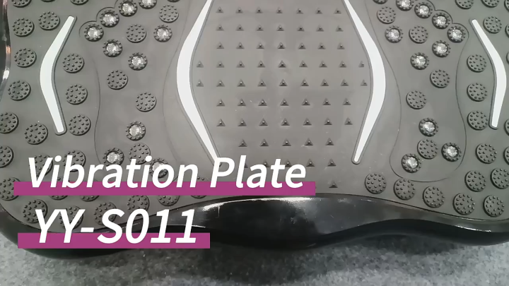 Vibration Plate Whole Body Massager Machine with Resistance Bands & Remote Control for Fat Burning and Weight Loss