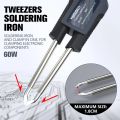 T12 Soldering Station Tweezers Handle For Handskit STM 32 Soldering Station Temp Adjust Portable Home Electronics Repair Tool. 