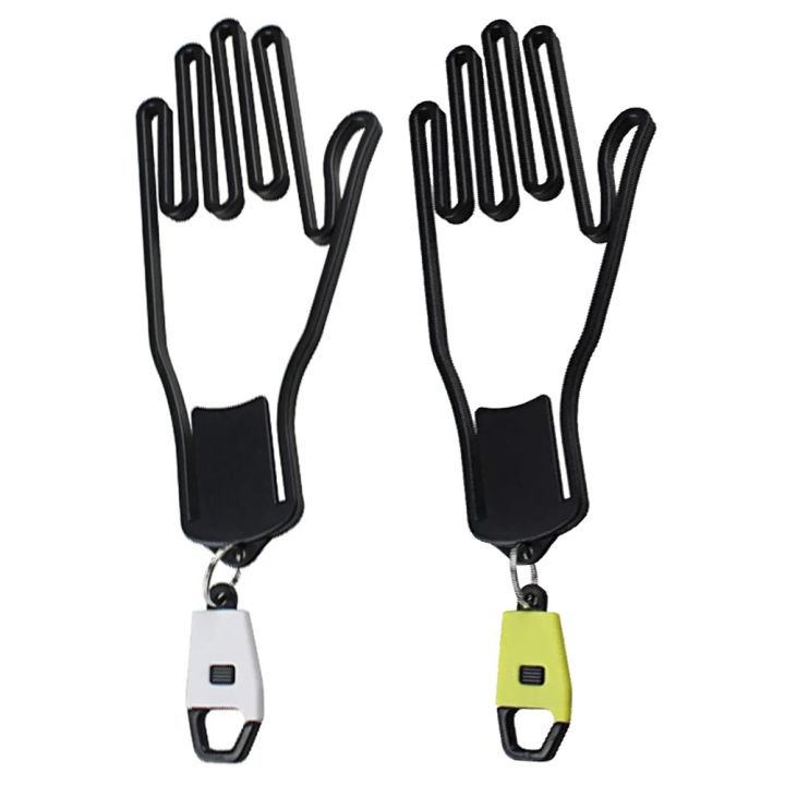 Golf Glove Holder Rack Portable Plastic Gloves Hanger with Key Chain Golf Gloves Supports Gloves Display Stand Golf Accessories
