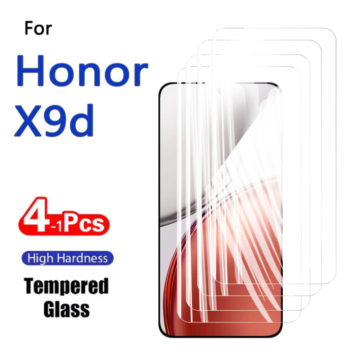 1-4PCS Screen Protectors For Honor X9d  X9 9d 6.79" Tempered Glass Crystal High Aluminum Anti Scratch Case Friendly Fingerprint