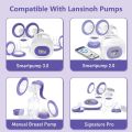 Duckbill Valves Compatible with Lansinoh Pumps Parts and Hand Pump, Replacement to Lansinoh Signature Pro Smartpump Manual Pump.