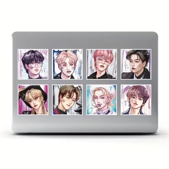 BTS%20Fan%20Art%20Sticker%20Pack%2012pcs%20%7C%20Aesthetic%20Illustrated%20Kpop%20Stickers%20%20for%20Laptop%20Bottle%20Journal%20%7C%20BTS%20ARMY%20Gift%20-%20Image%202