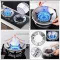 Energy Saving Gas Stove Cover – Universal Round Windproof Flame Shield Disk Bracket for Kitchen Burner (1 Piece).