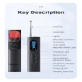 Hidden Camera Detector Anti-Spy Car GPS Tracker Listening Device Bug RF Wireless All Signal Scanner Gadget Security Protection. 