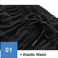 Newest Summer Shorts Men Gym Sport Running Fitness Workout Man Short Pants Breathable Quick-drying Drawstring Men's Shorts Black. 