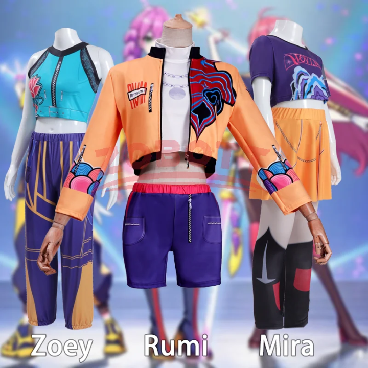 Girls%20Zoey%20Cosplay%20Girl%20Group%20Rumi%20Kids%20Costume%20Mira%20Outfit%20Favorite%20Stage%20Performance%20Clothes%20Halloween%20Animated%20Movie%20Dress%20Up%20-%20Image%204