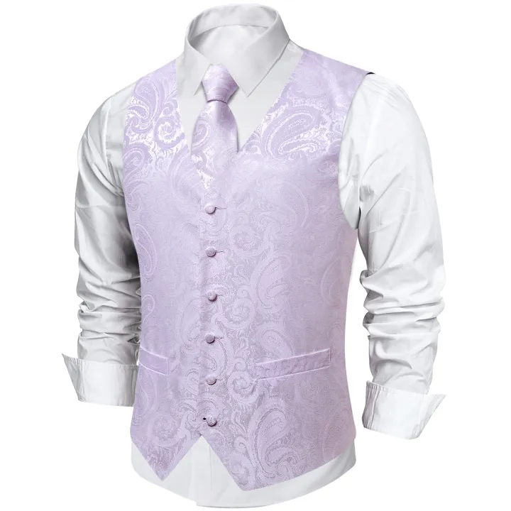 Fashion%20Tuxedo%20Suit%20Vest%20with%20Tie%20Handkerchief%20Blue%20Green%20Solid%20Red%20Black%20Silver%20Pink%20Paisley%20Luxury%20Waistcoat%20for%20Wedding%20Prom%20-%20Image%207