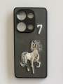 Redmi Note 13 pro Embroidered POLO Back Cover. 