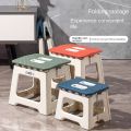 New Small Plastic Folding Stool Kids Portable Plastic Stool Collapsible Chair Safe Outdoor Picnic Handheld Step Garden Stool. 