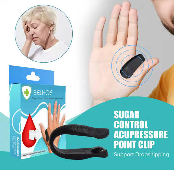 Sugar Control LI4 Acupressure Point Clip for Diabetes