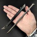 18-22cm Lord of F Rings Medieval Weapon Glamdring Aragorn Narthil Sword Metal Katana Samurai Sword Keychain Ornaments Gifts Toy. 