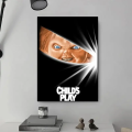 Personalized 1988 Child's Play Chucky Canvas HD Poster - Custom Slasher Movie Wall Art Print, Home Decor - Small Size. 