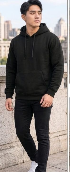 Premium%20Black%20Hoodie%20for%20Men%20-%0AStylish%20Cotton%20Hooded%20Sweatshirt%0Afor%20Winter%20-%20Comfortable%20Casual%20&%0AOutdoor%20Wear%20-%20Image%205