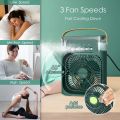 Air Cooling USB Fan with LED Night Light Water Fan.