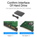 2.5" SATA to USB3.0 HDD Enclosure Mobile Hard Drive Cases for SSD External Storage HDD Box With USB3.1/USB3.0/2.0 Cable ABS. 