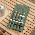 Outdoor Camping Spice Bottle Bag Set Portable Camping Picnic Seasoning Bottle Storage Bag Condiment Jar Seasoning Bottle Holder. 