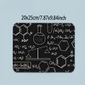 Chemical Formula Science Pattern  Mouse Pad Non Slip Gaming Desk Mat for Study Office Workspace. 
